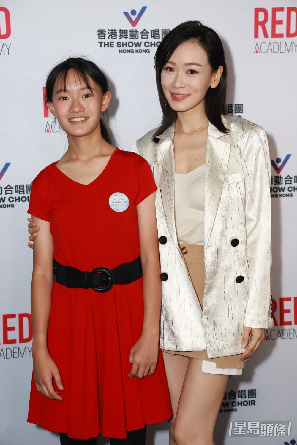 楊思琦的大女兒在匯演中參與表演。