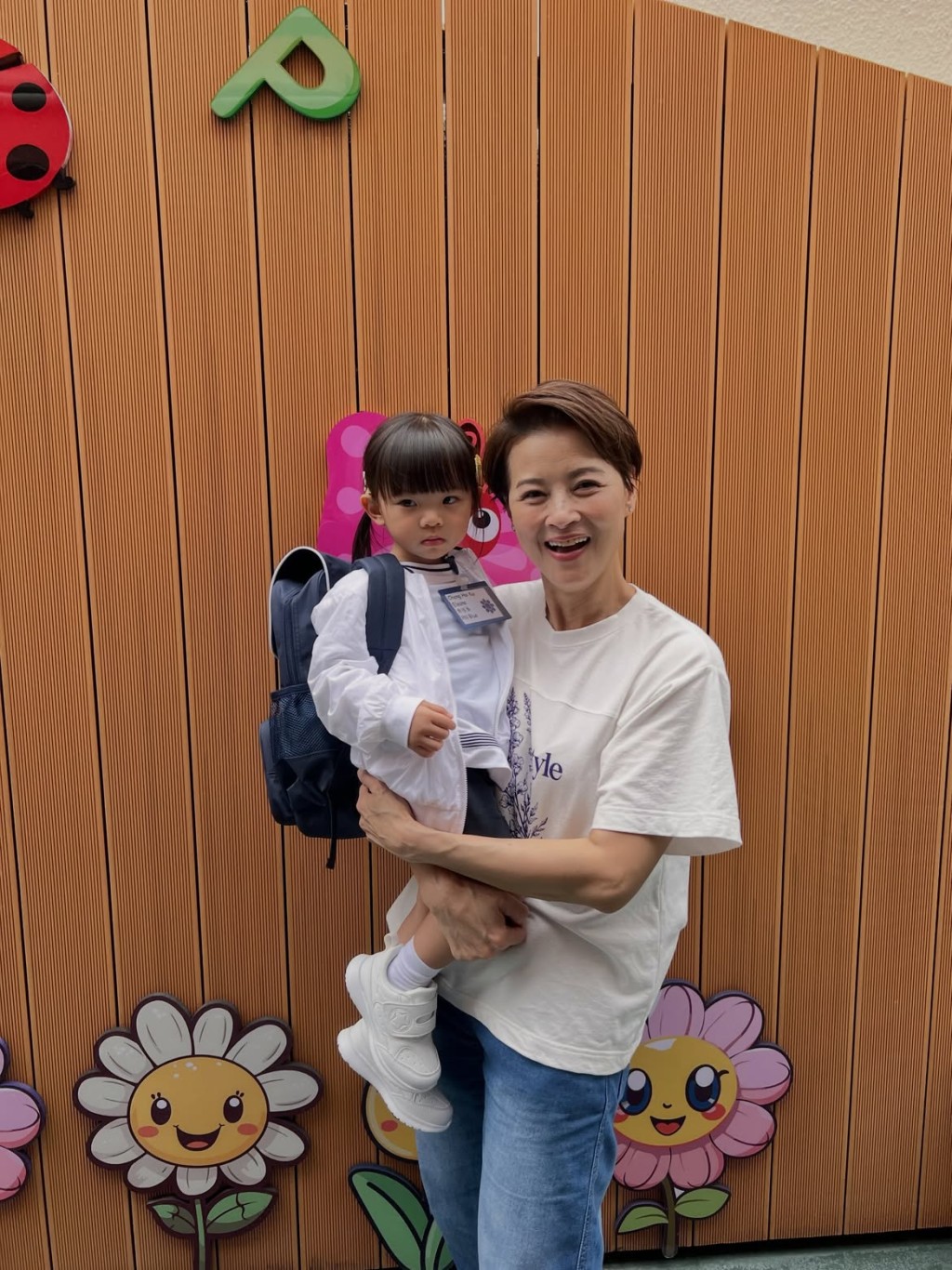 黎燕珊的兩歲外孫女蕎蕎。