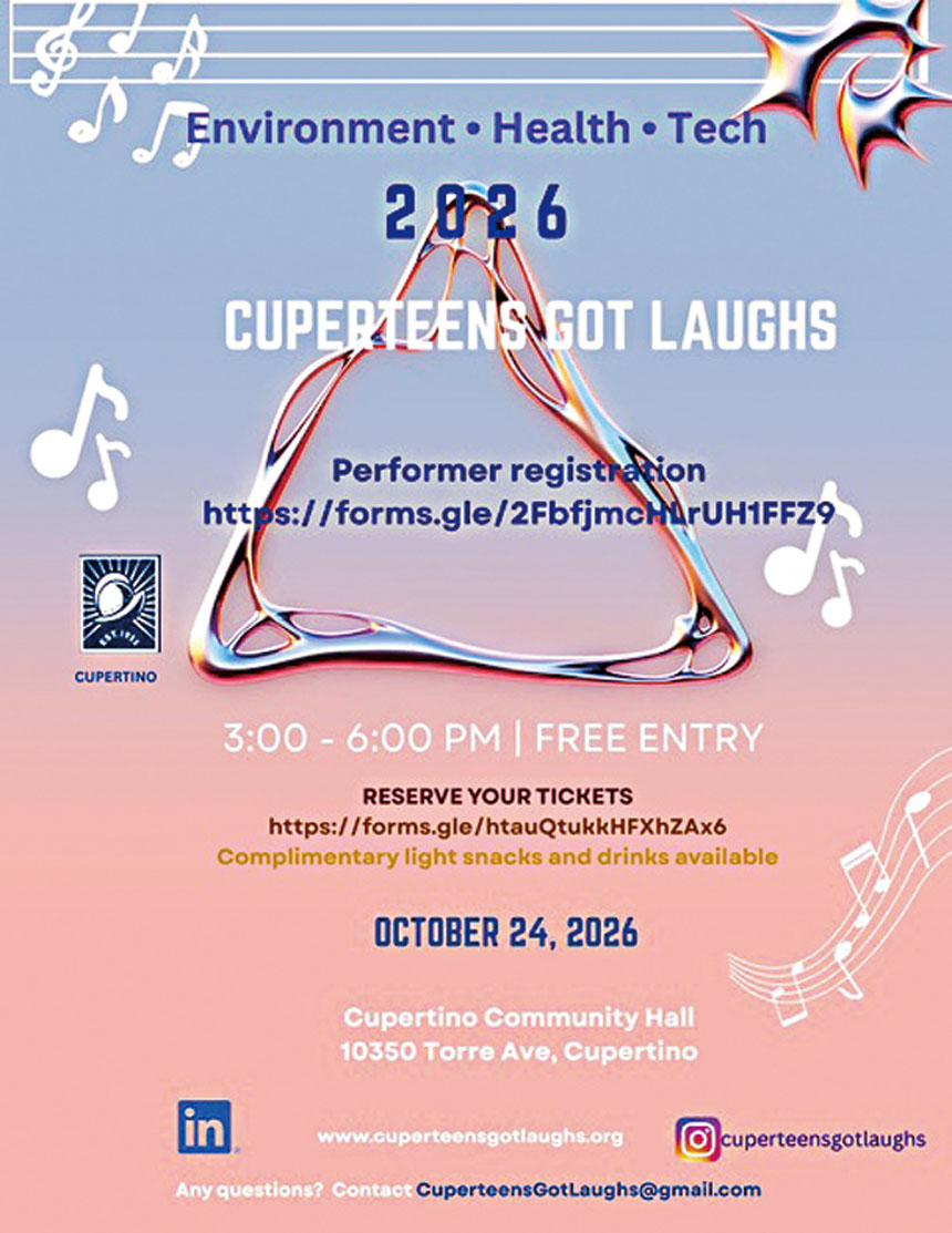 圖為CuperTeens Got Laughs徵集演出團體海報。 .c2/.c3 古柏蒂奴青少年藝術公益活動CuperTeens Got Laughs去年首度舉行。主辦方提供