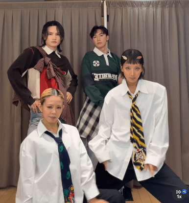 Stanley、Jeremy、Gao與Marf在節目中興奮共舞。