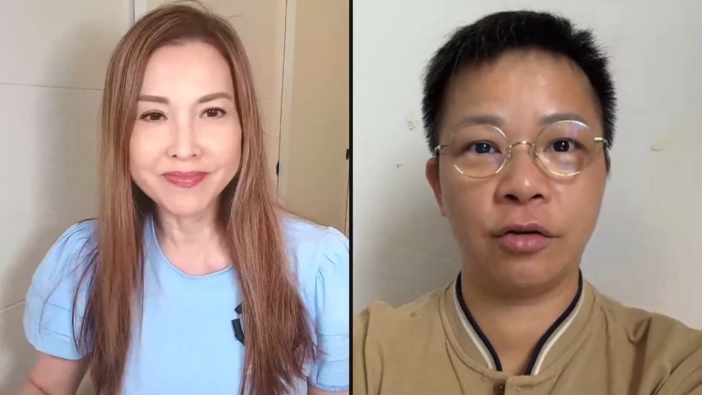 潘小文近日與李婉華進行網上直播時,透露梅啟明曾威嚇梅媽。