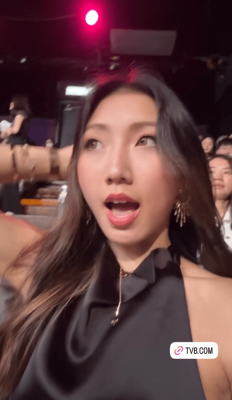盧蔚琳昨晚到決賽現場支持妹妹。