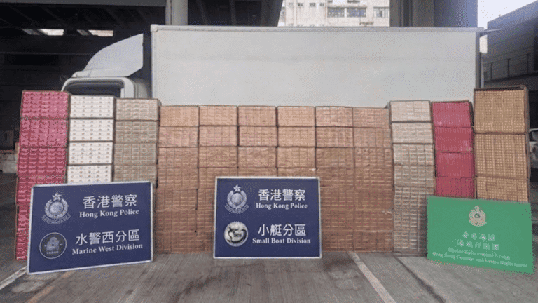 水警聯同海關港島南及大嶼山反走私 檢獲逾三千萬元私煙