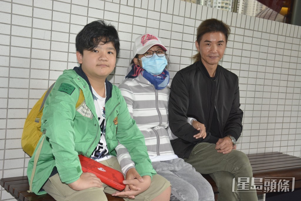 黃翊的太太陳存正多年來受腎病困擾。