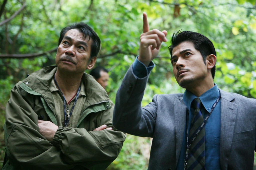 陳觀泰(左)在電影《殺人犯》中的演出。