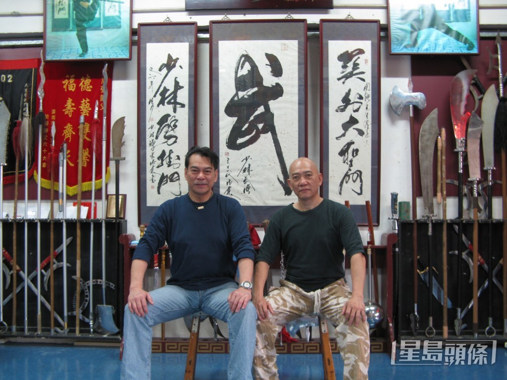 陳觀泰(左)贏得首屆東南亞國術邀請賽輕重量級冠軍,因而一戰成名。