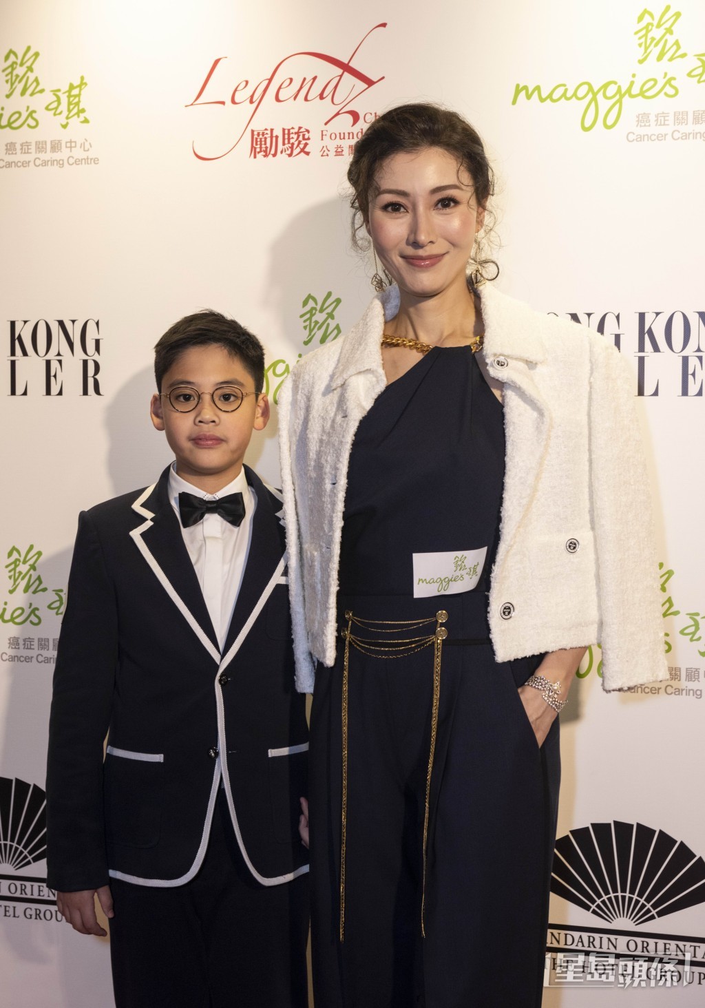李嘉欣與兒子Jayden偶爾會一同出席公開活動。