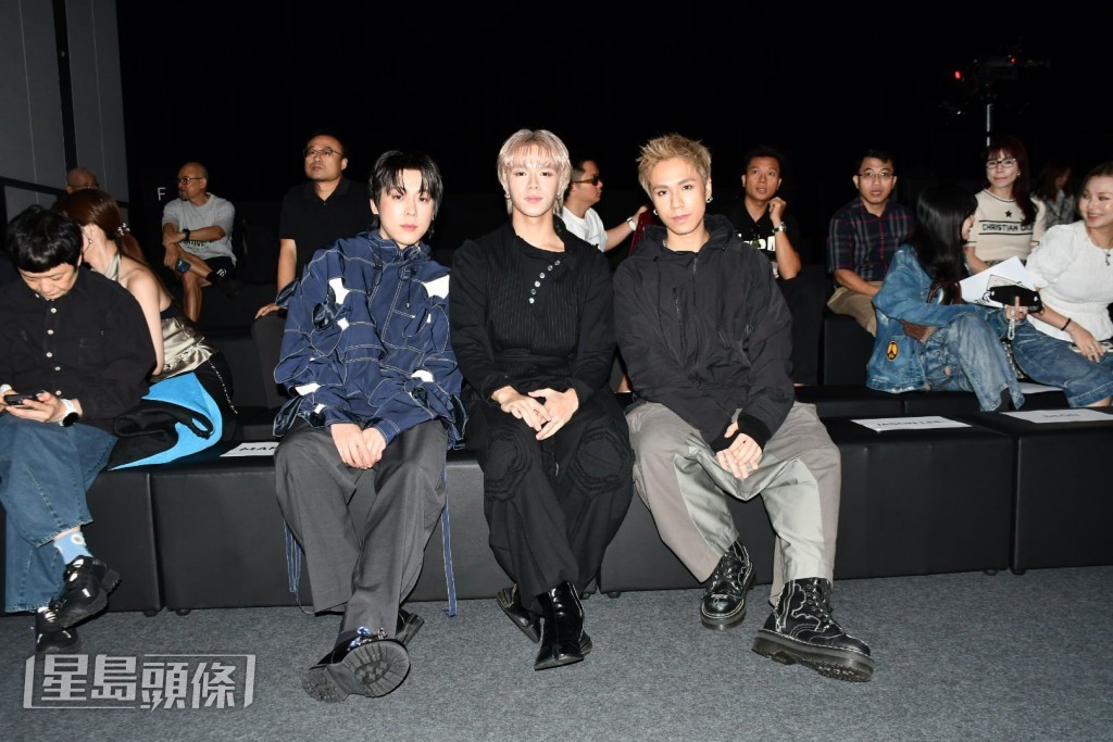 ROVER成員Jason、希晉及Kim一同現身會展,欣賞時裝展。