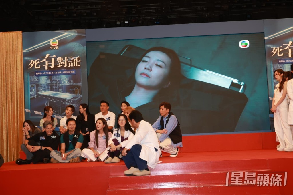 吳若希在劇中飾演死屍的造型。