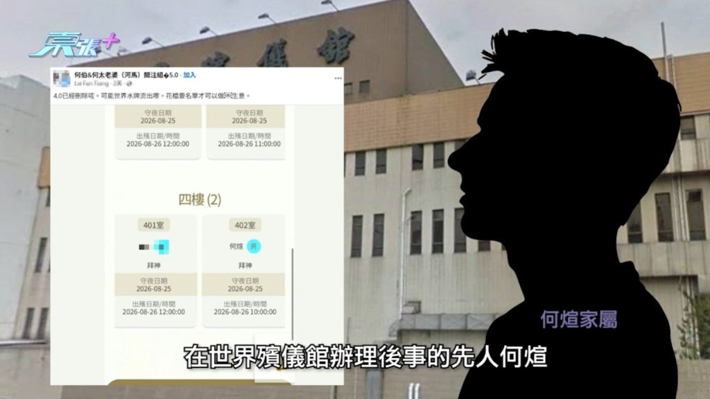 「何伯」何煊家屬:「係兩個完全唔同嘅人。」