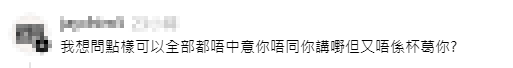 有支持傅穎的網民認為，「全部唔同你講嘢」就是一種杯葛行為。