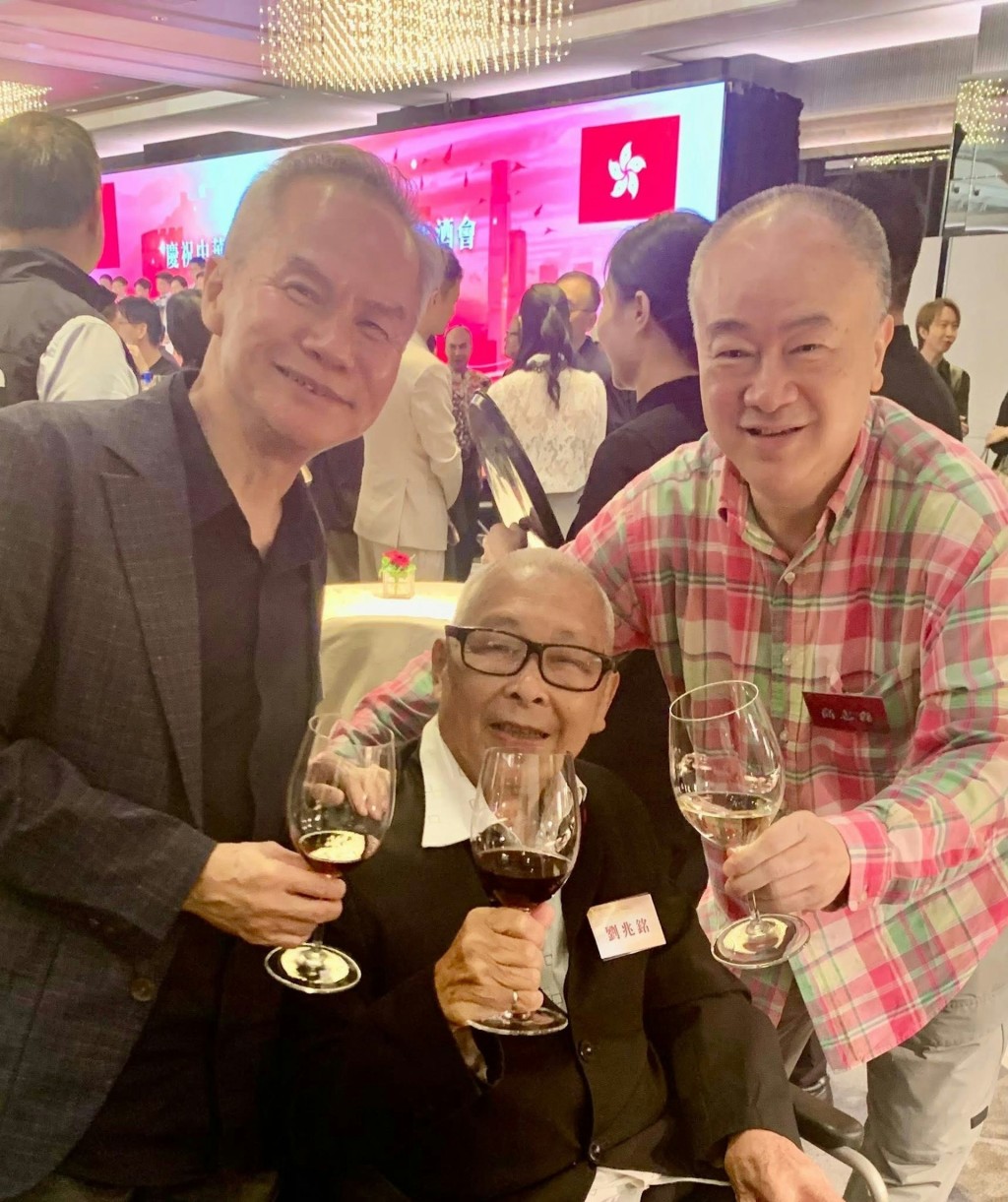 高志森與劉兆銘的合影。