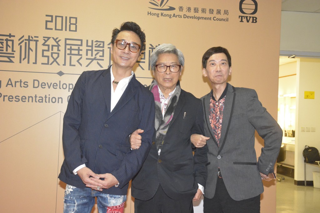 劉兆銘在「香港藝術發展獎2018」中獲得傑出藝術貢獻獎。