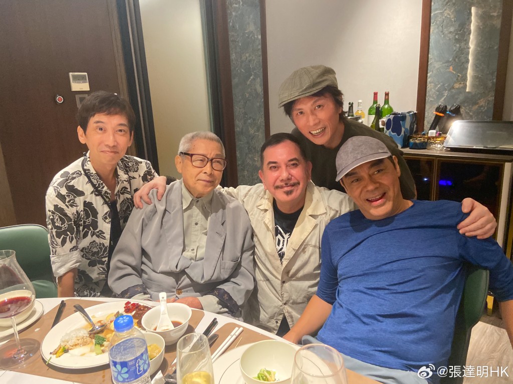 張達明曾與黃子華、黃秋生、劉青雲一同約劉兆銘吃飯。
