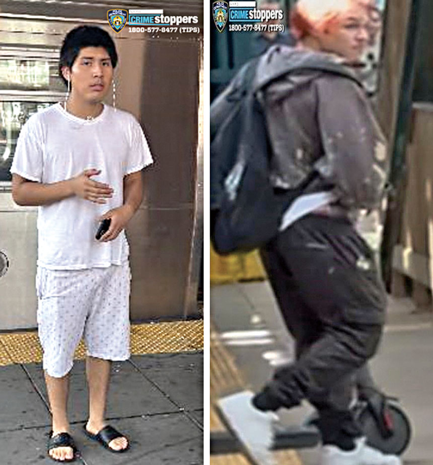 遭警通緝的嫌犯。