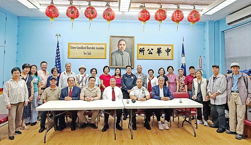 5分局秋季首場警民會2日在中華公所舉行。