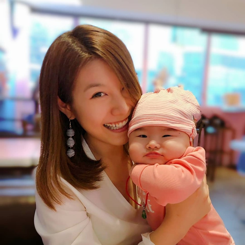 阮德鏘女兒阮婧恆幼時像一團小肉球。