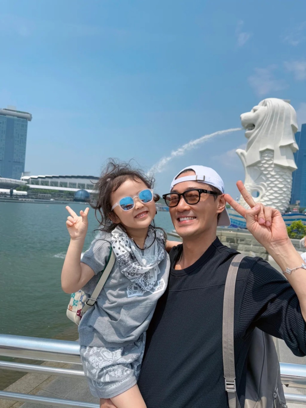 林峯非常疼愛寶貝女兒。