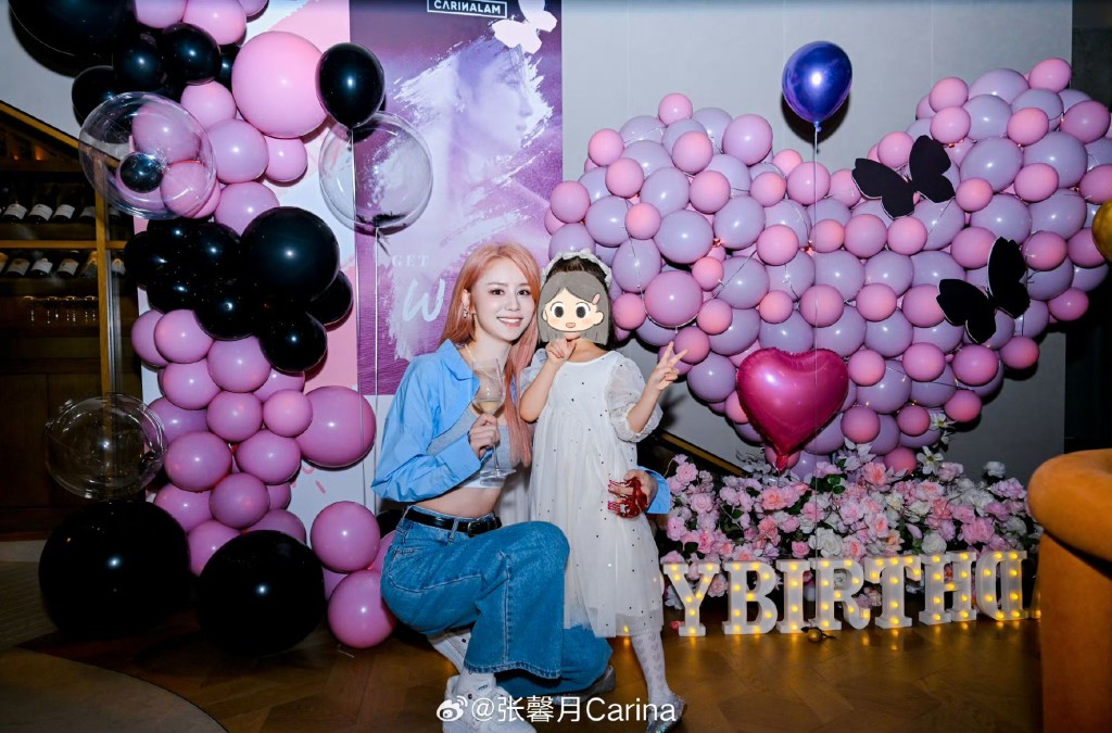 林峯的女兒亦有出席生日派對。