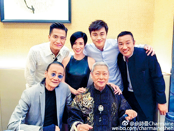 馬明(後排左一)、阿佘(後排左二)都曾與Ming Sir合作過,紛紛發文致哀。