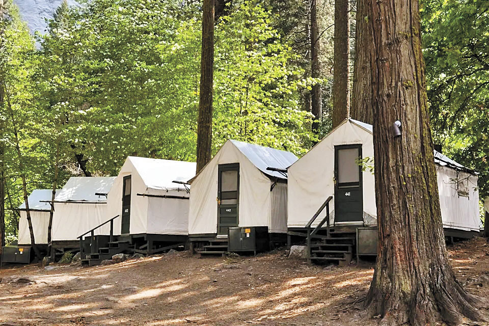 位於優山美地谷的庫里村。國家公園局