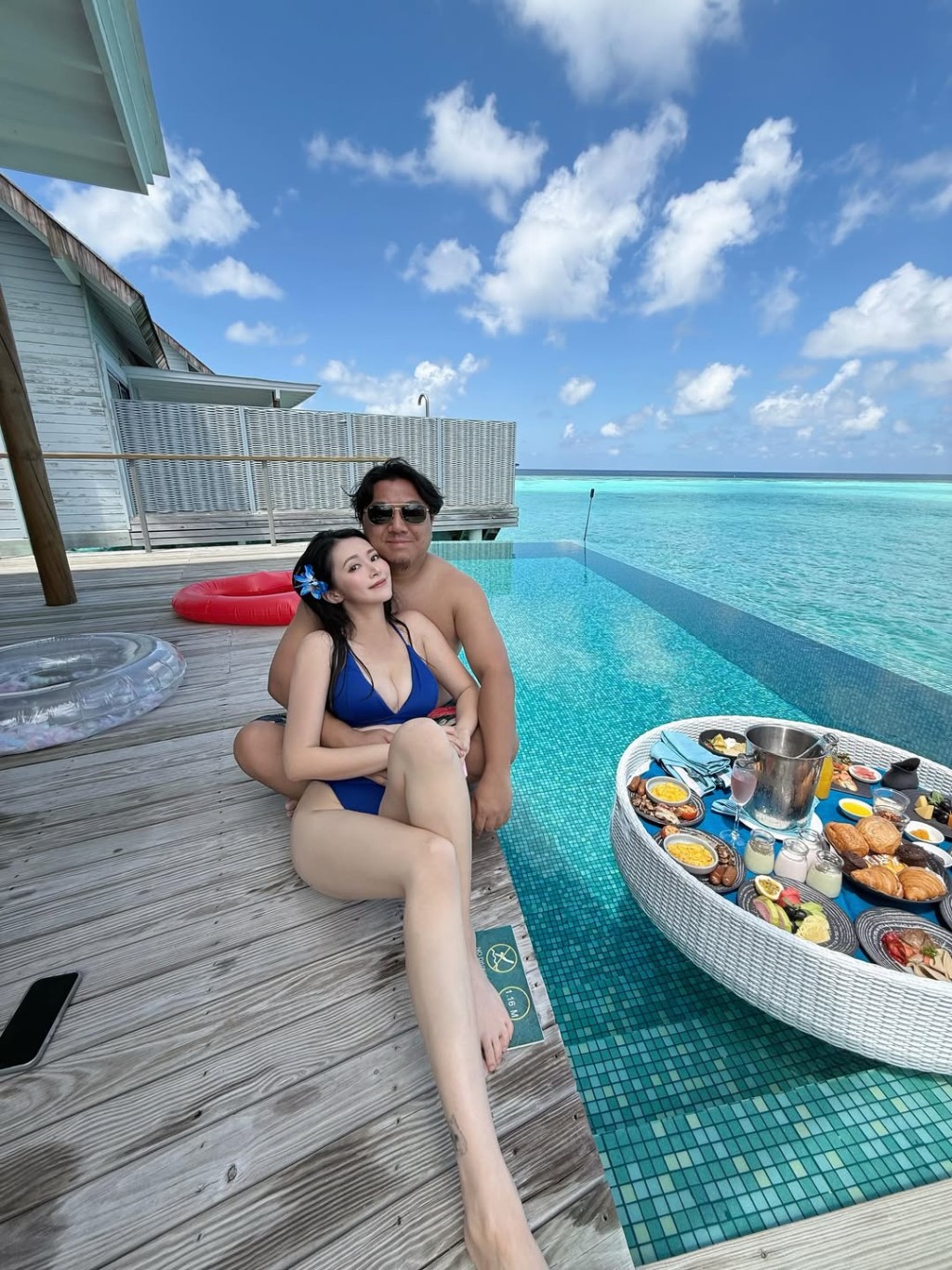 陳渃晴嫁入豪門生活無憂，曾分享性感照慶祝結婚10周年。