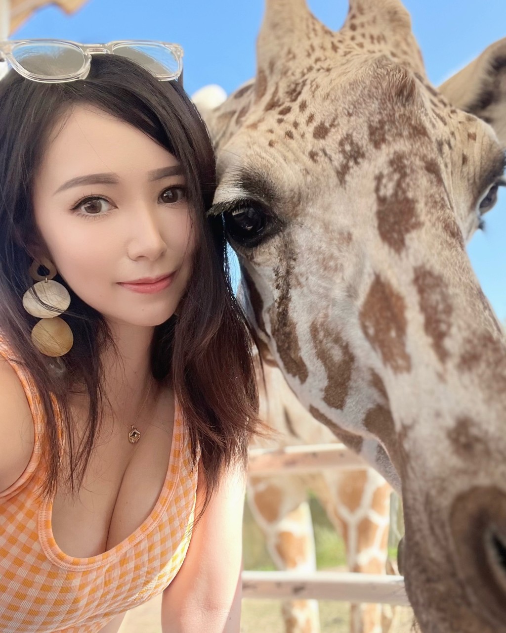 陳渃晴經常外遊。