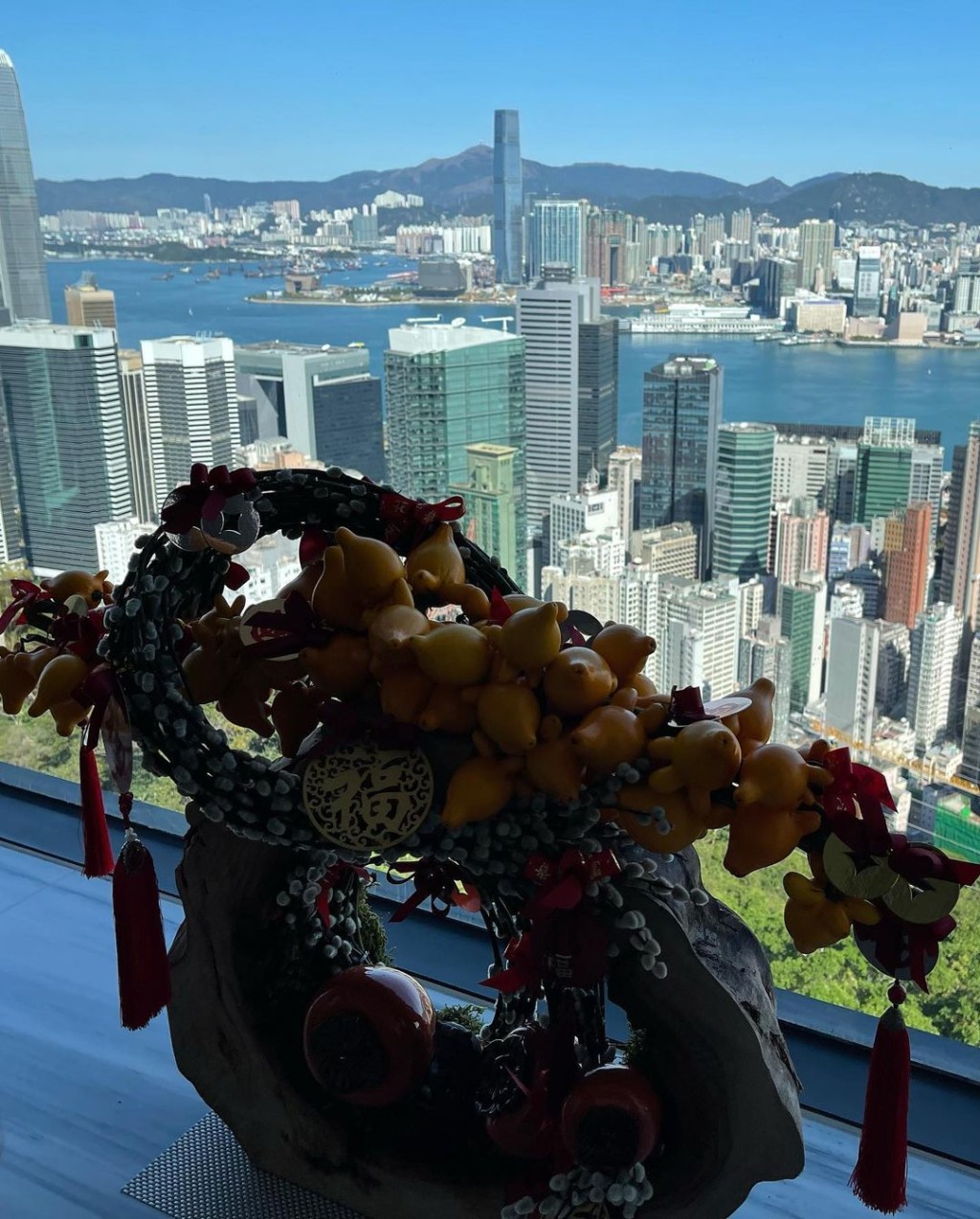 從顧紀筠家中可望到優美景緻。