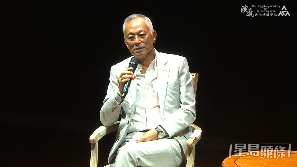 杜琪峯導演亦有上台。