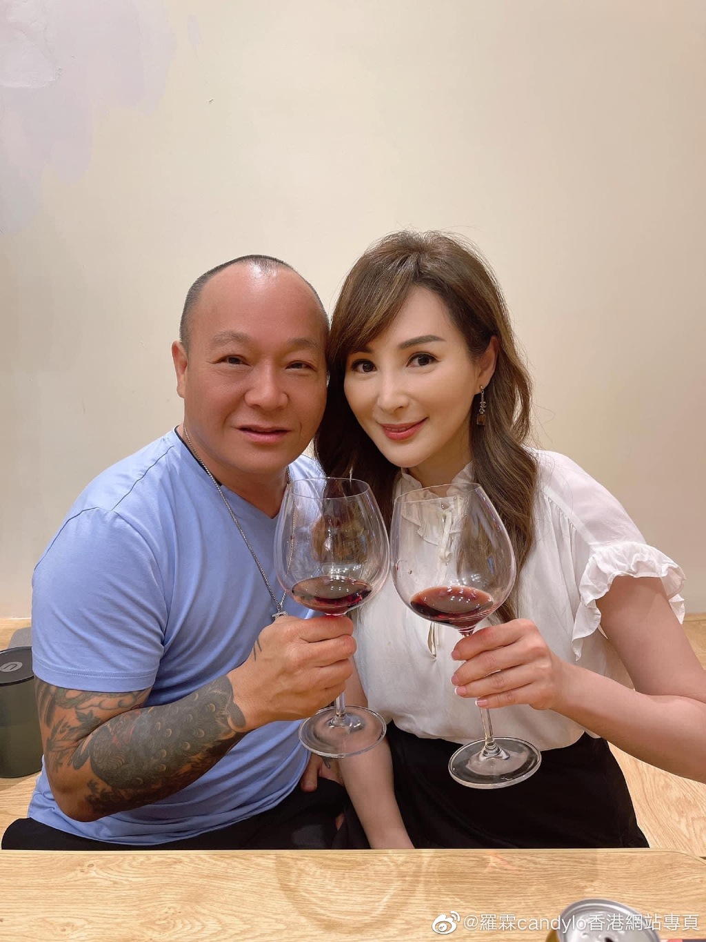 吳志雄亦曾分享與羅霖的合照。