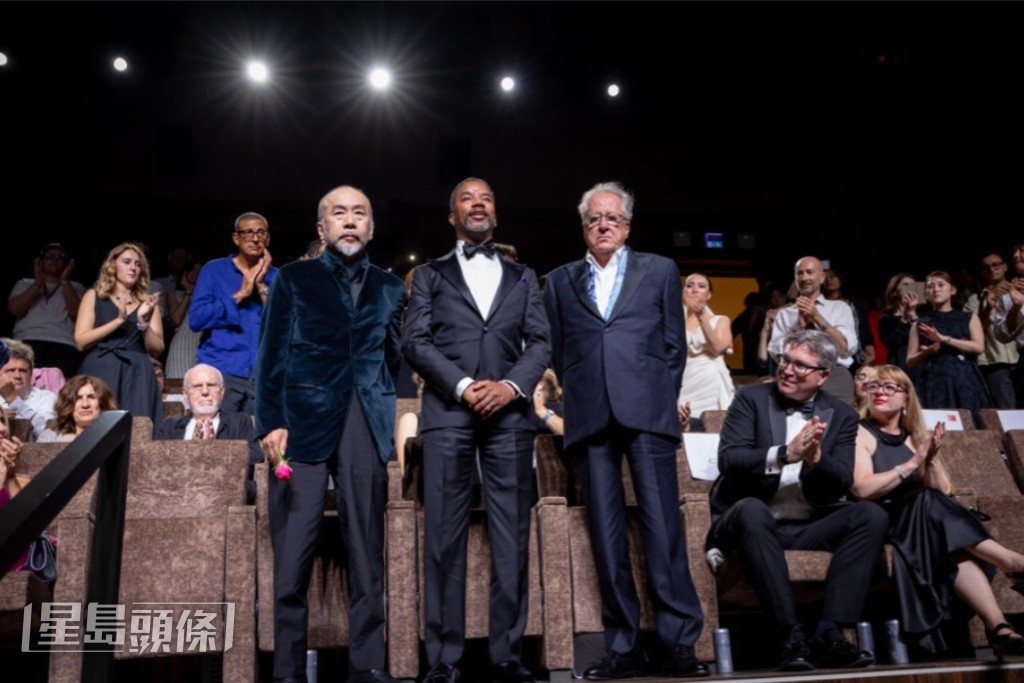 導演塚本晉也聯同Rodney Hicks及謝菲路殊出席新片《Mr Nelson, Did You Kill People?》首映,該片從施虐者視角探討戰爭禍害。