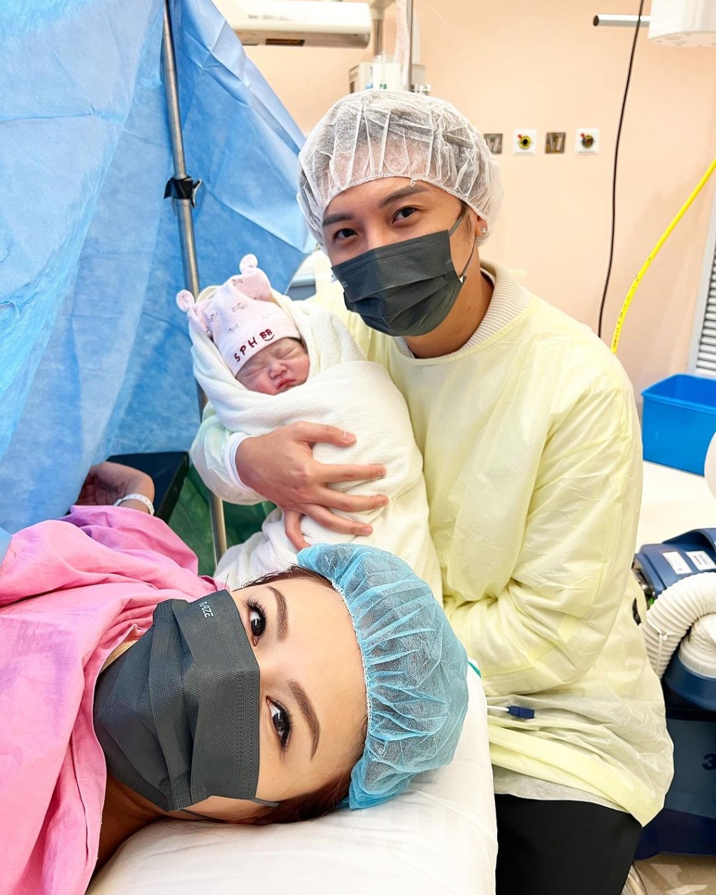 葉泓聲感恩太太為他生下女兒。