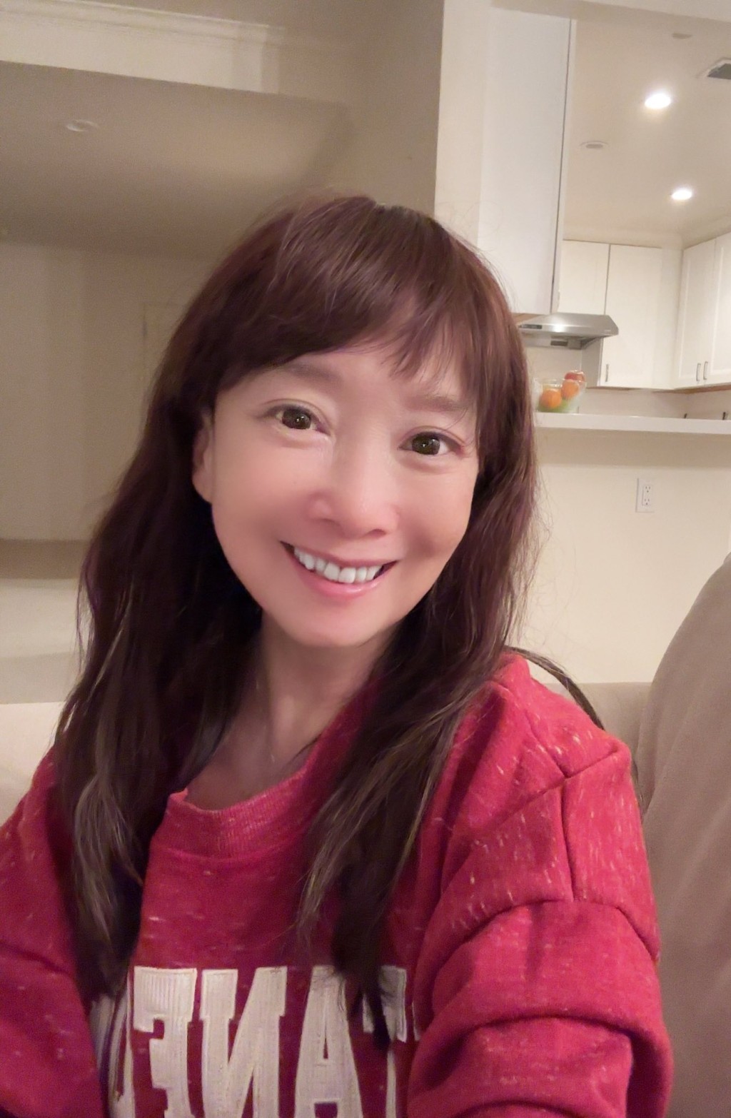 陳美齡早前到美國探望大兒子一家。