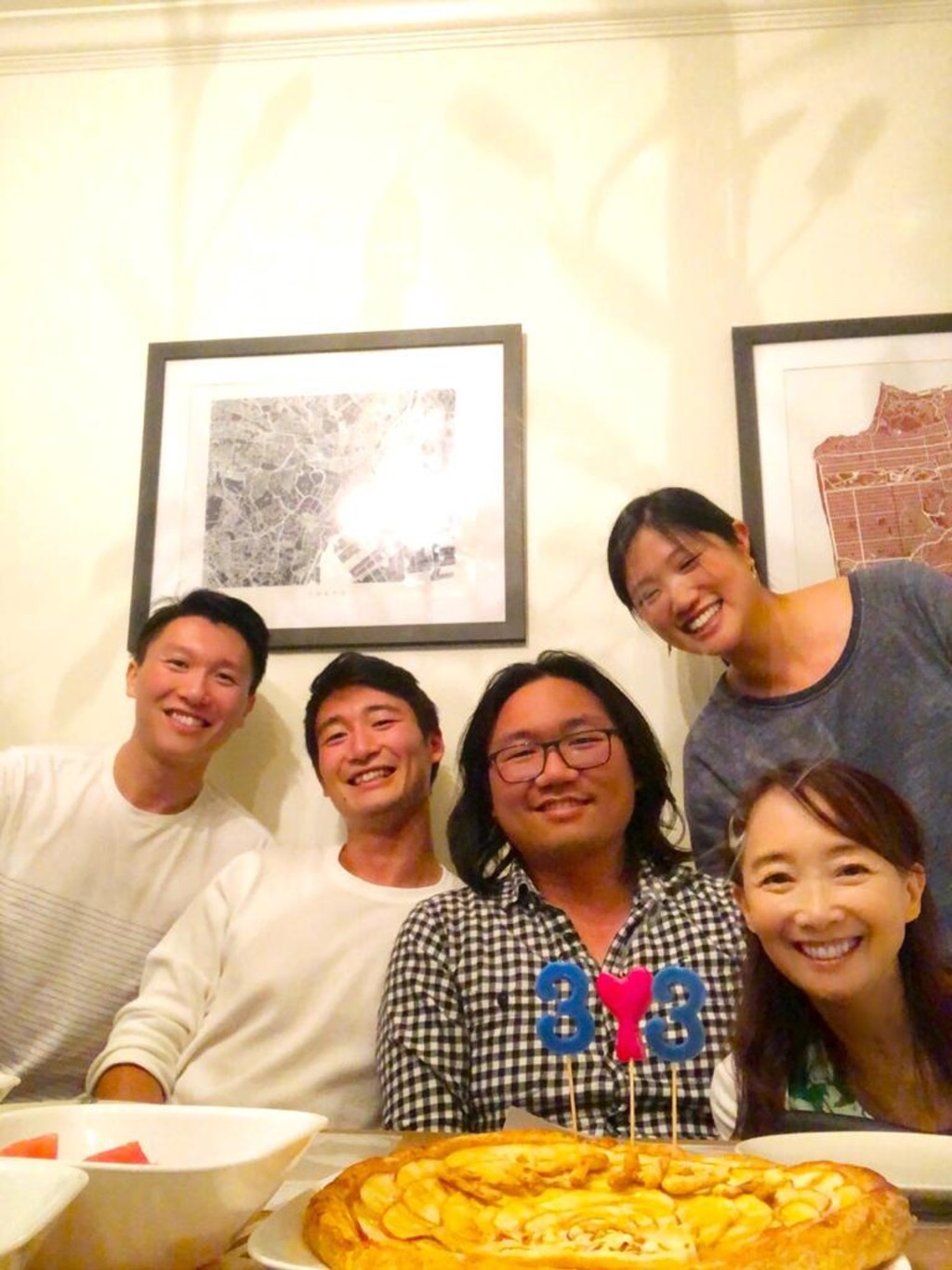 陳美齡一家人感情非常融洽。