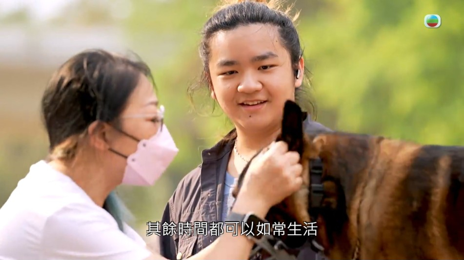 陳存正表示兒子是她最大的支持力量。