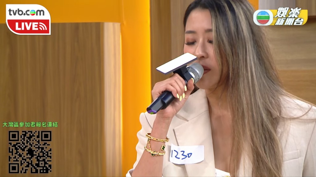 陳逸璇在《中年好聲音4》首輪海選中表現突出，相當搶眼。