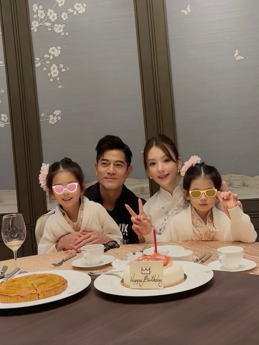 郭富城的大女兒Chantelle現年9歲，二女兒Charlotte則7歲。