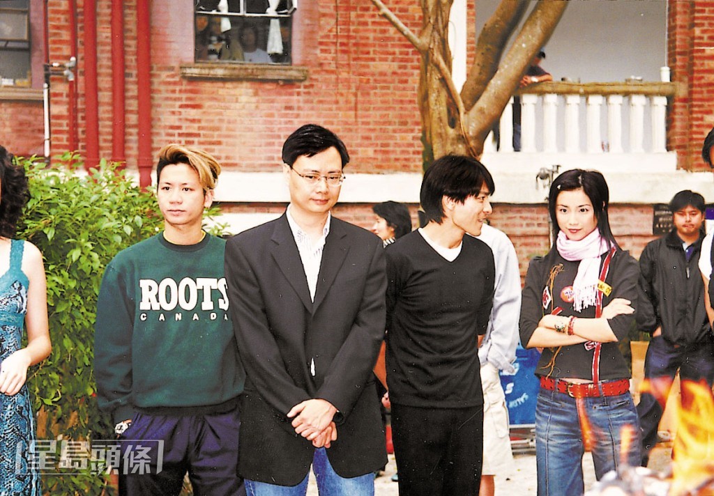 譚小環（右一）曾與郭富城御用排舞師Sunny Wong（左一）交往。