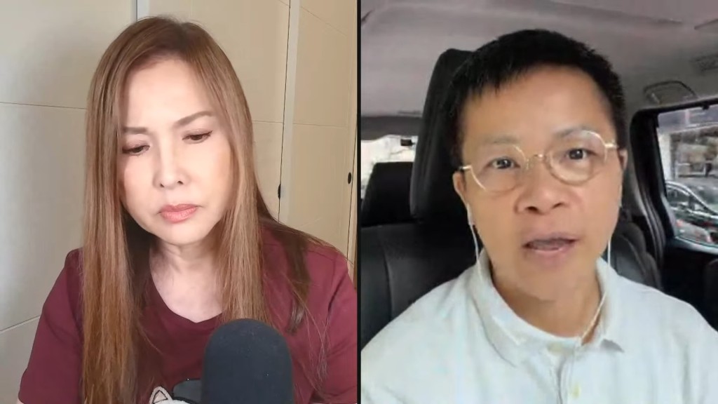 潘小文說：「搞到Auntie幾乎臨老畀政府申請佢破產，都係你條仆X搞出嚟。」