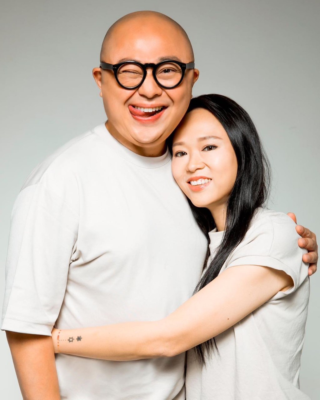 林盛斌與太太黃乙頤(Pearl)結婚已近二十年。