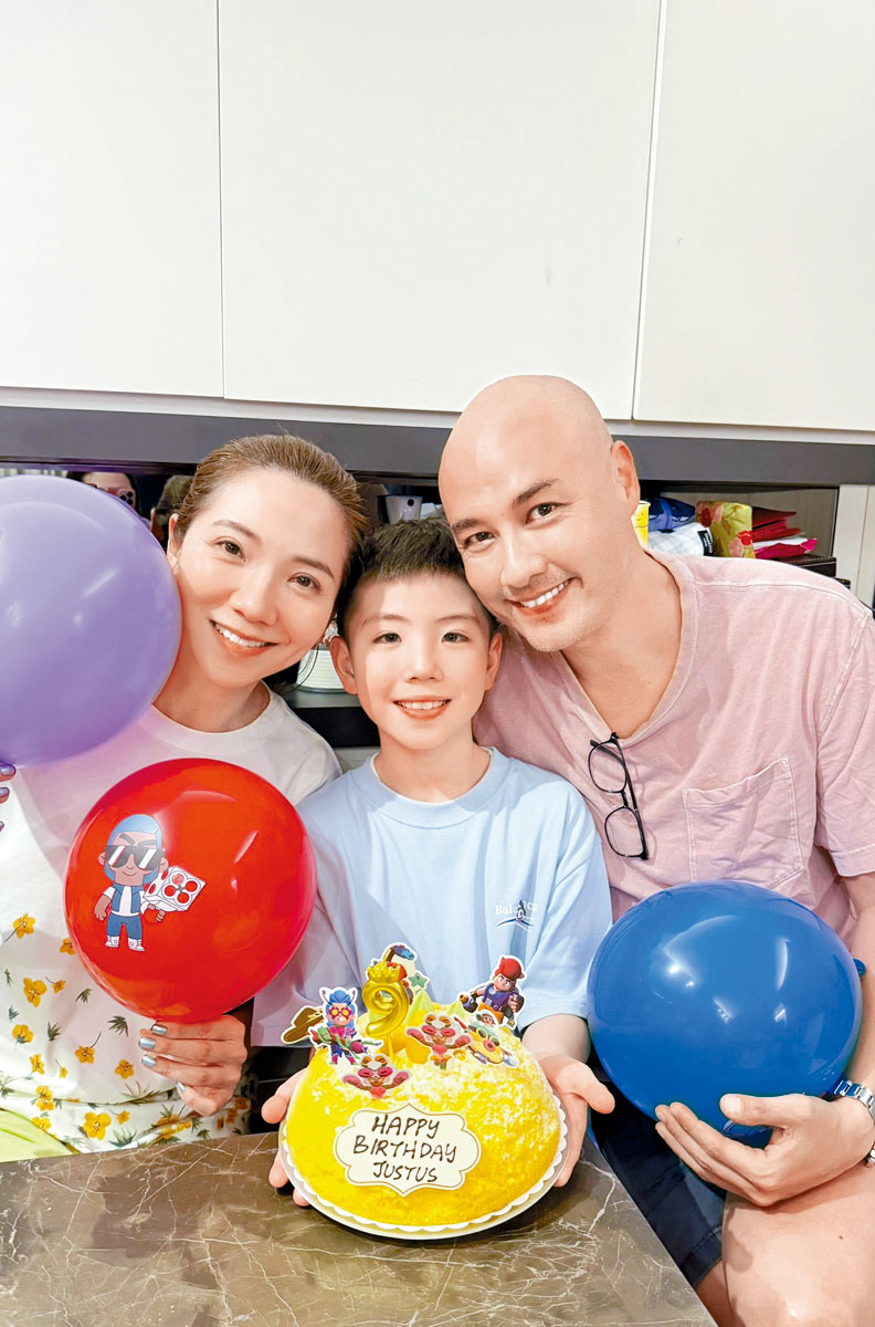 車婉婉指平時會以身作則,教導兒子。
