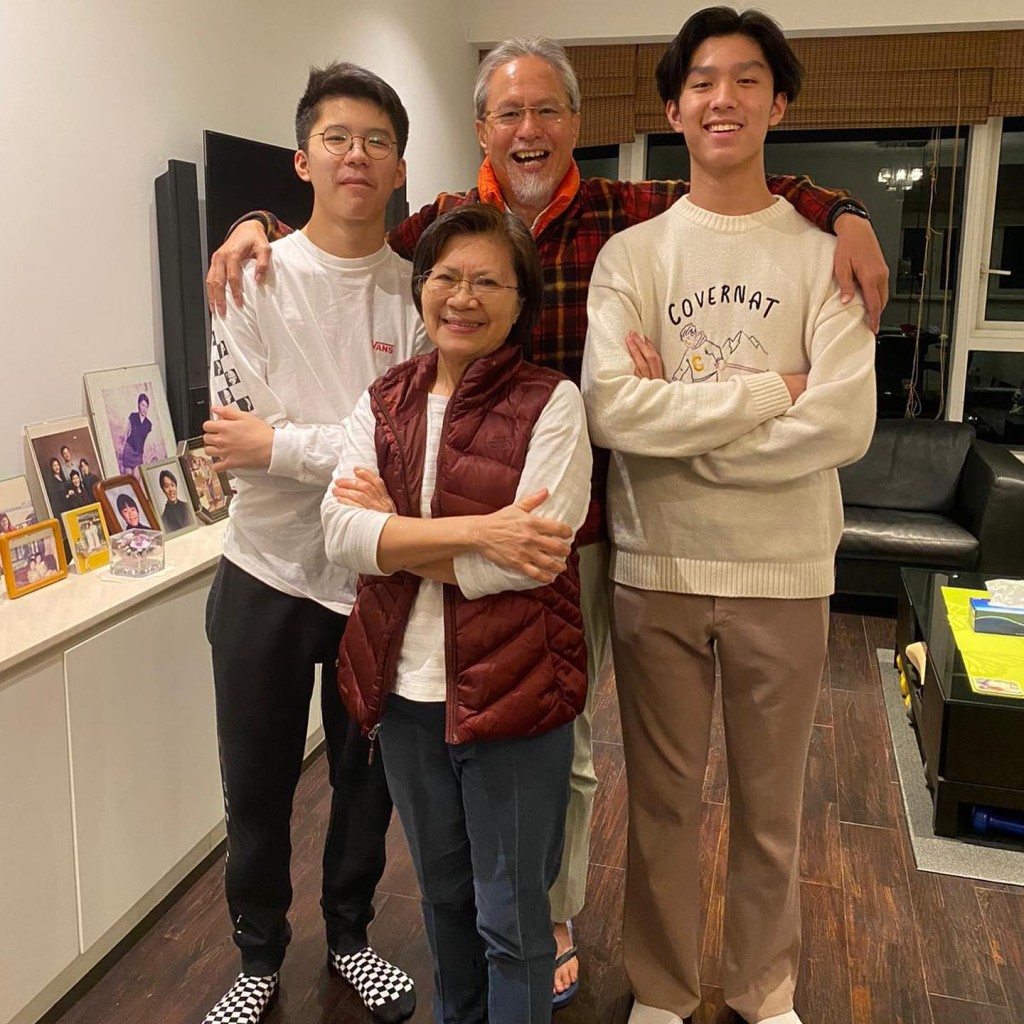 林寶與弟弟林熙和家人關係良好。