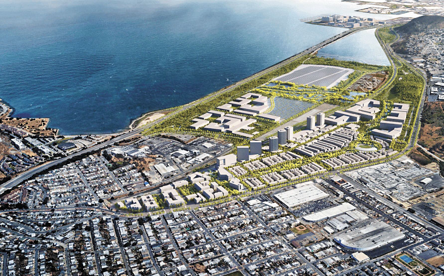 「灣地」大型開發將建造超過兩千個住房單位。The Baylands項目官網