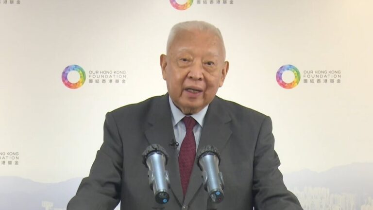 董建華辭世 立法會全體議員哀悼 李慧琼讚其為「一國兩制」傑出貢獻者