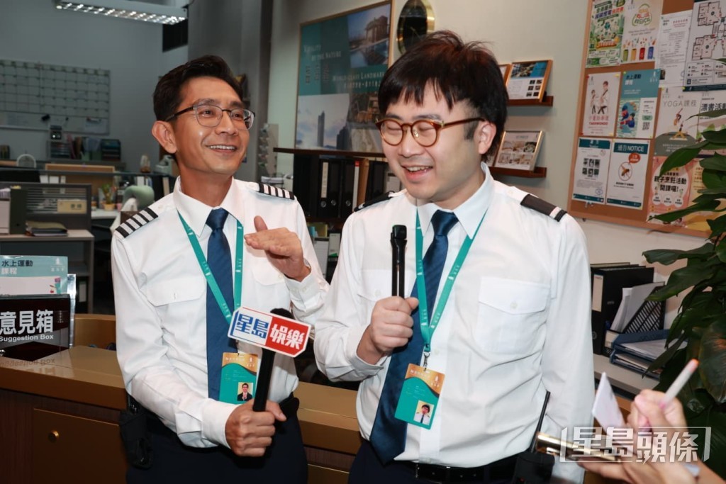 李尚正與麥沛東在拍攝現場展現出良好默契。