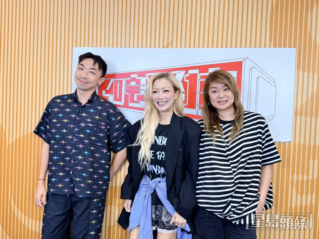 她昨日到商台接受「叱咤樂壇」節目直播訪問。