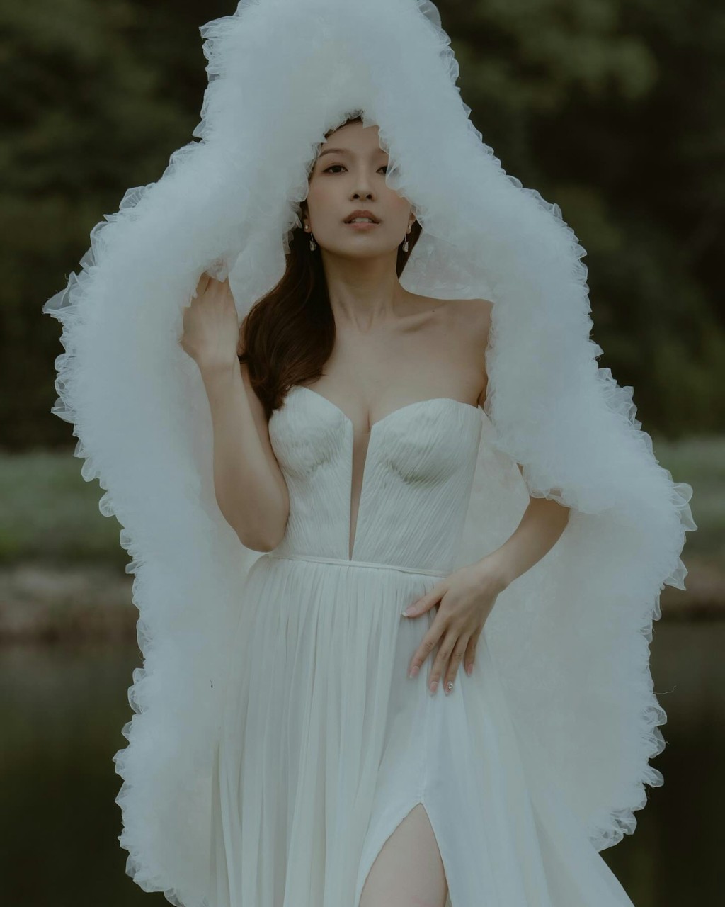 郭嘉文造型予人冷艷感覺。