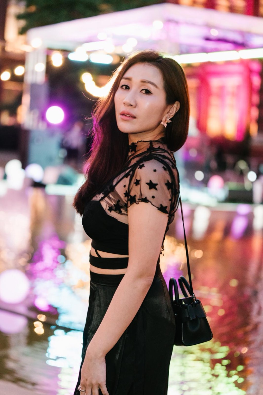 何超盈以往身形保持得相當健美。
