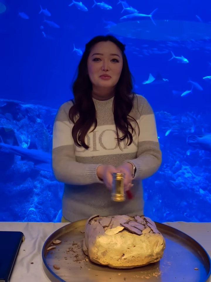 程美段身形較生產前豐滿了起碼兩個尺碼。