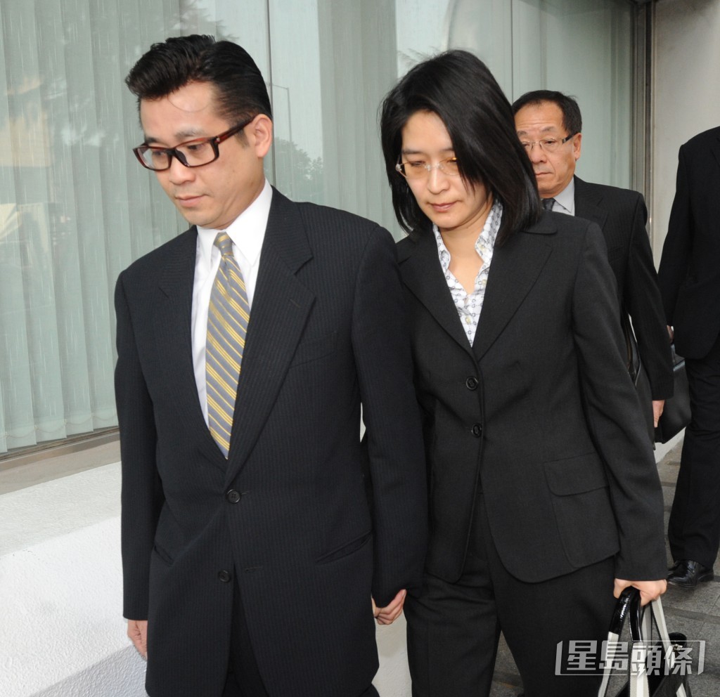 陳燿陽(左)與李明慧的22年婚姻將告終。